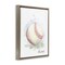 Stupell Industries Soft Pastel Baseball Floating Frame Design by Matthew Piotrowicz